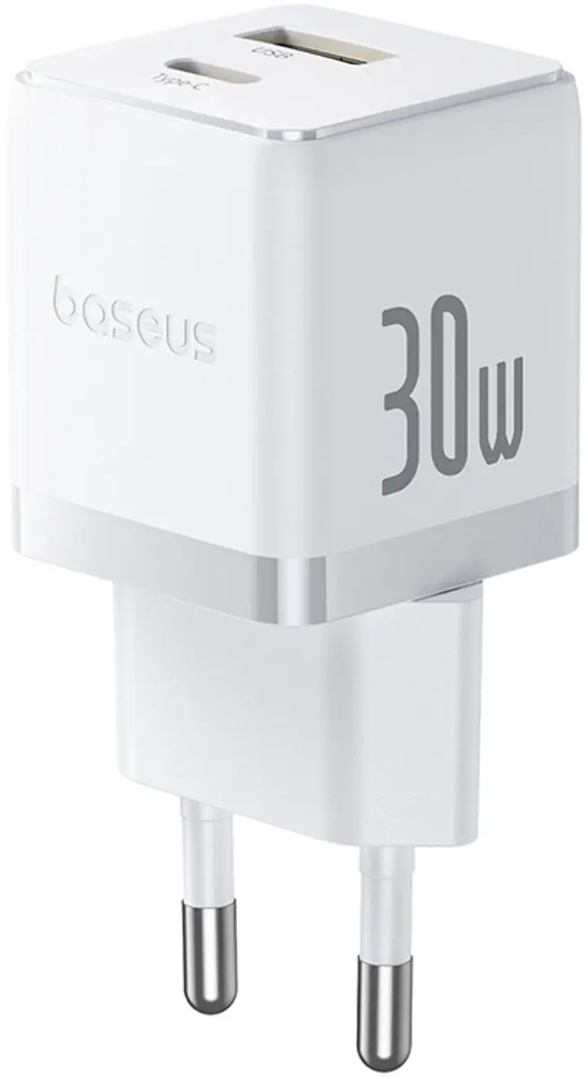 Baseus Palm Wall Charger 30W USB-C/USB-A