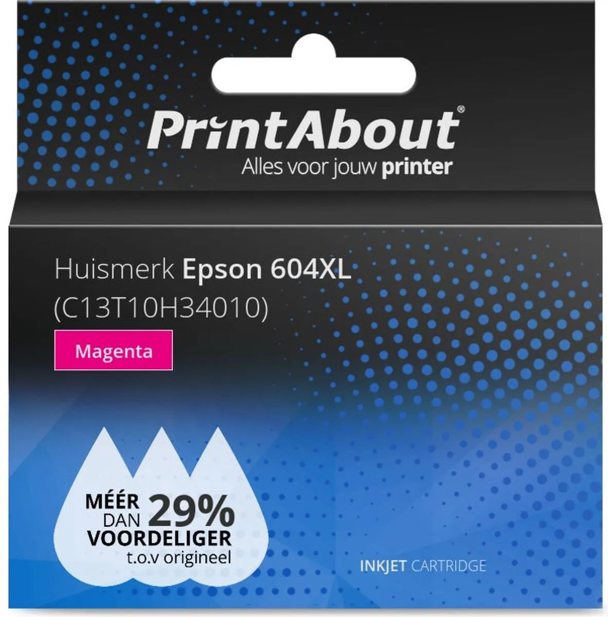PrintAbout Inktcartridge 604XL Magenta - 400 pagina's - Epson