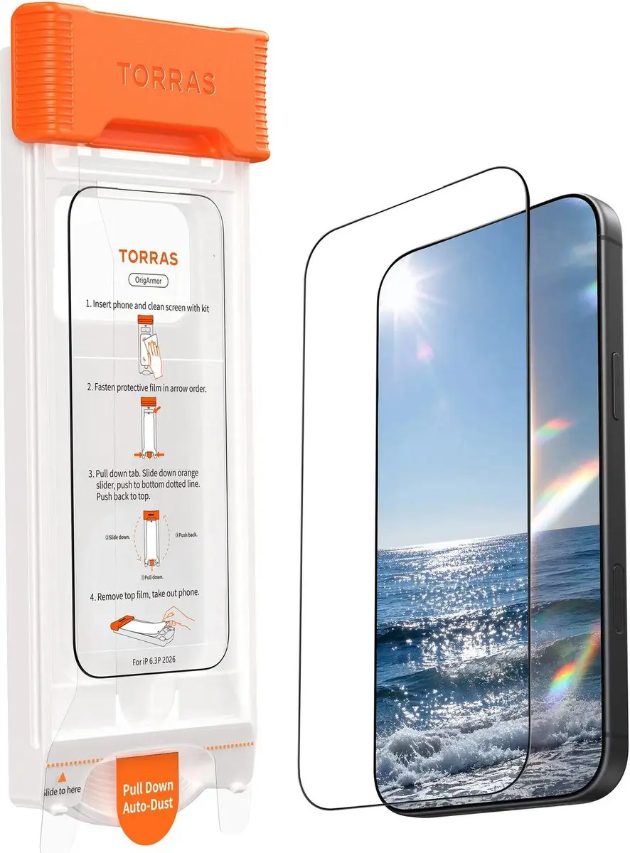 Torras OrigArmor 9H+ Glas iPhone 18 Pro Max