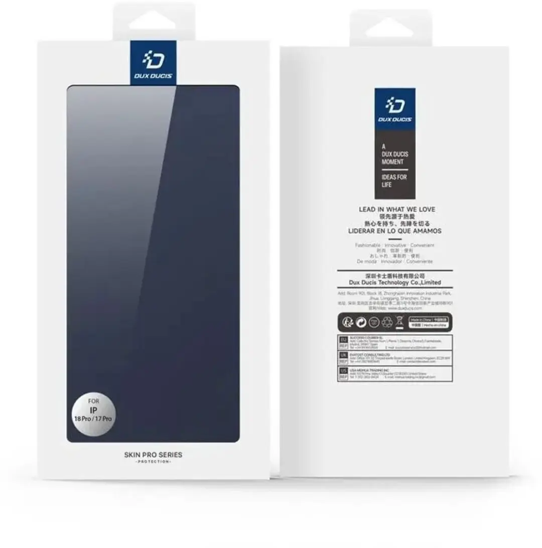 Dux Ducis Skin Pro Hoesje iPhone 17/18 Pro - Blauw - afbeelding 4 van 6