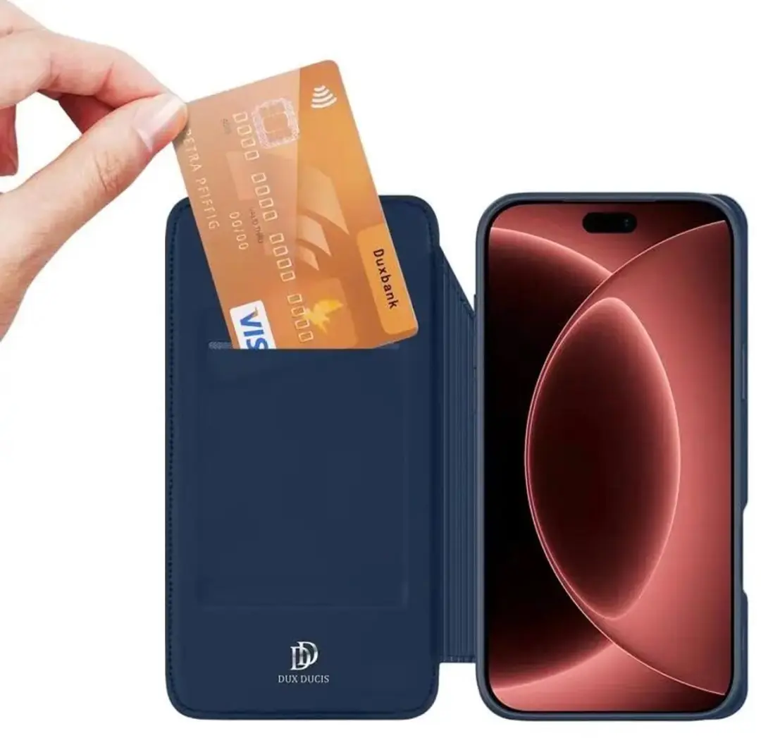 Dux Ducis Skin Pro Hoesje iPhone 17/18 Pro - Blauw - afbeelding 2 van 6