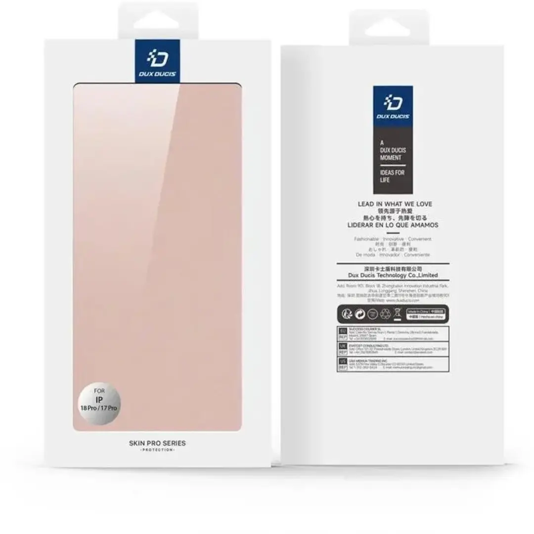 Dux Ducis Skin Pro Hoesje iPhone 18 Pro Max - Roze - afbeelding 4 van 6