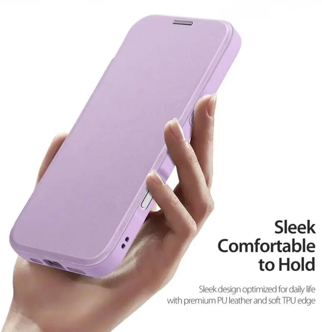 Dux Ducis Skin X Pro Hoesje - iPhone 17/18 Pro - MagSafe/RFID - Paars - afbeelding 3 van 6