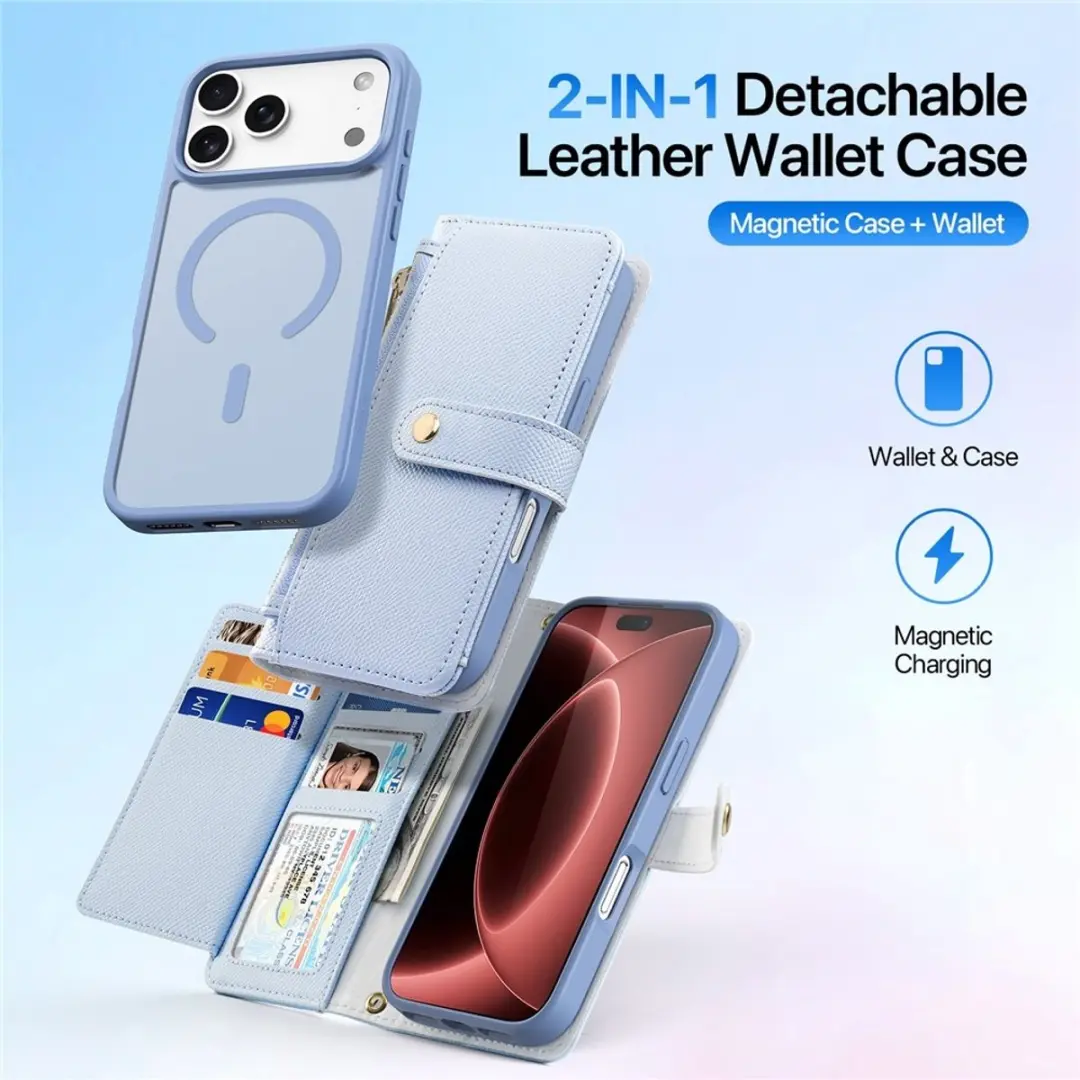 Dux Ducis Lawa Hoesje iPhone 18 Pro Max - MagSafe - Blauw - afbeelding 5 van 6