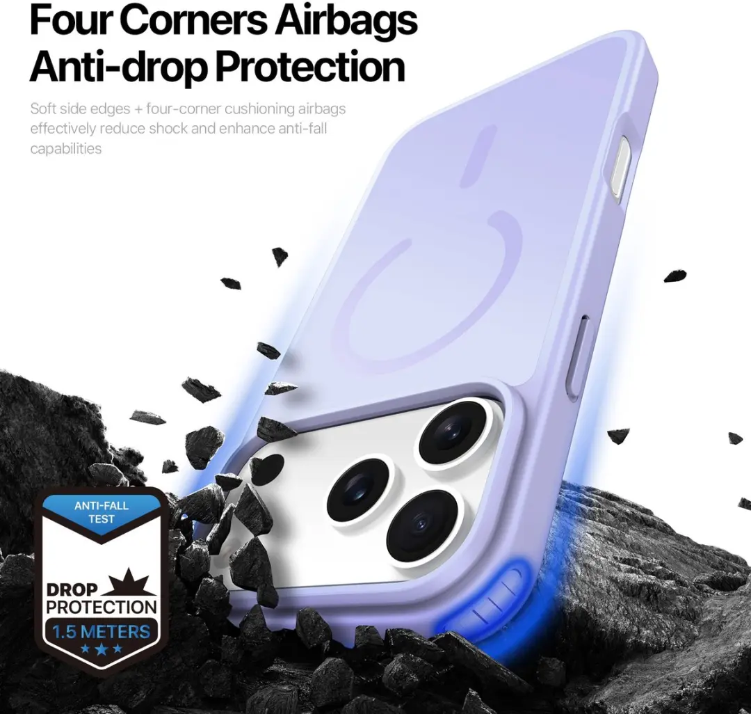 Dux Ducis Yind Series iPhone Hoesje - Lavendel - MagSafe - afbeelding 4 van 6