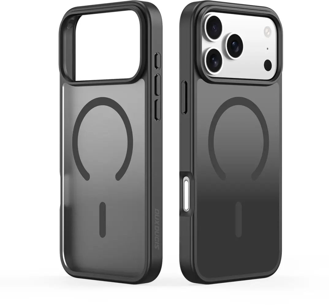 Dux Ducis Yind Series Hoesje iPhone 18 Pro Max - Mat Transparant - MagSafe - Zwart - afbeelding 6 van 6
