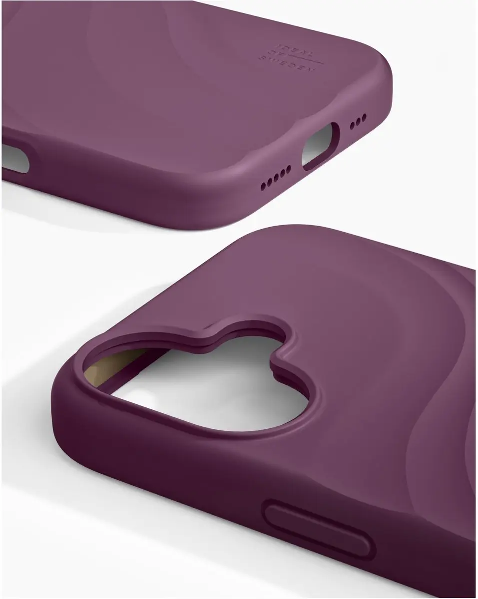 iDeal of Sweden Soft Swirl Silicone Hoesje iPhone 17 - Paars - IDSSCMS-I2561-632 - afbeelding 2 van 5
