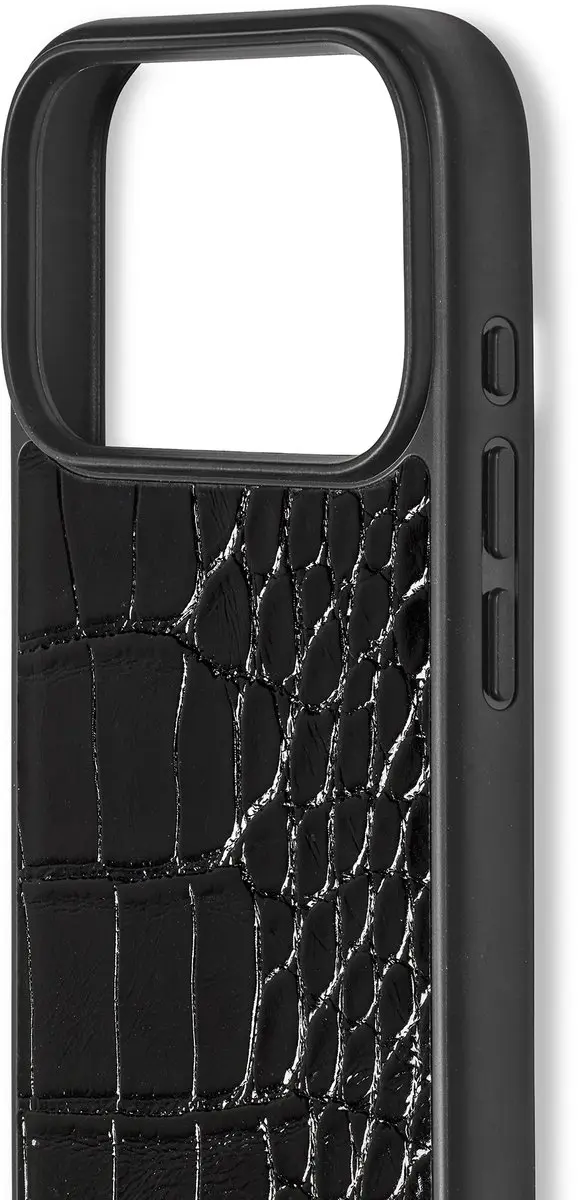 iDeal of Sweden Vegan Leather Backcover iPhone 18/17 Pro - IDVLCMS-I2661P-334 - Zwart - afbeelding 2 van 4