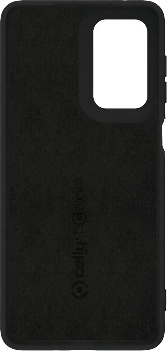 Celly Cromo Siliconen Hoesje Samsung Galaxy A53 - Zwart - afbeelding 5 van 6