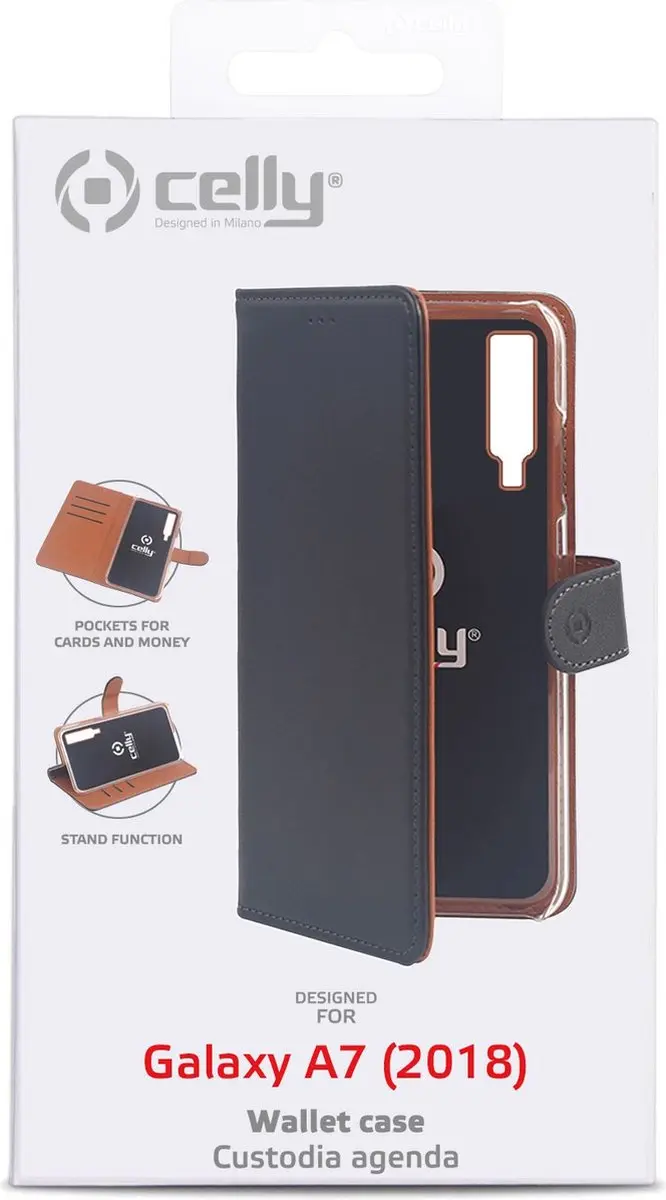 Celly Wally Bookcase Hoesje WALLY795 - Zwart - afbeelding 4 van 5