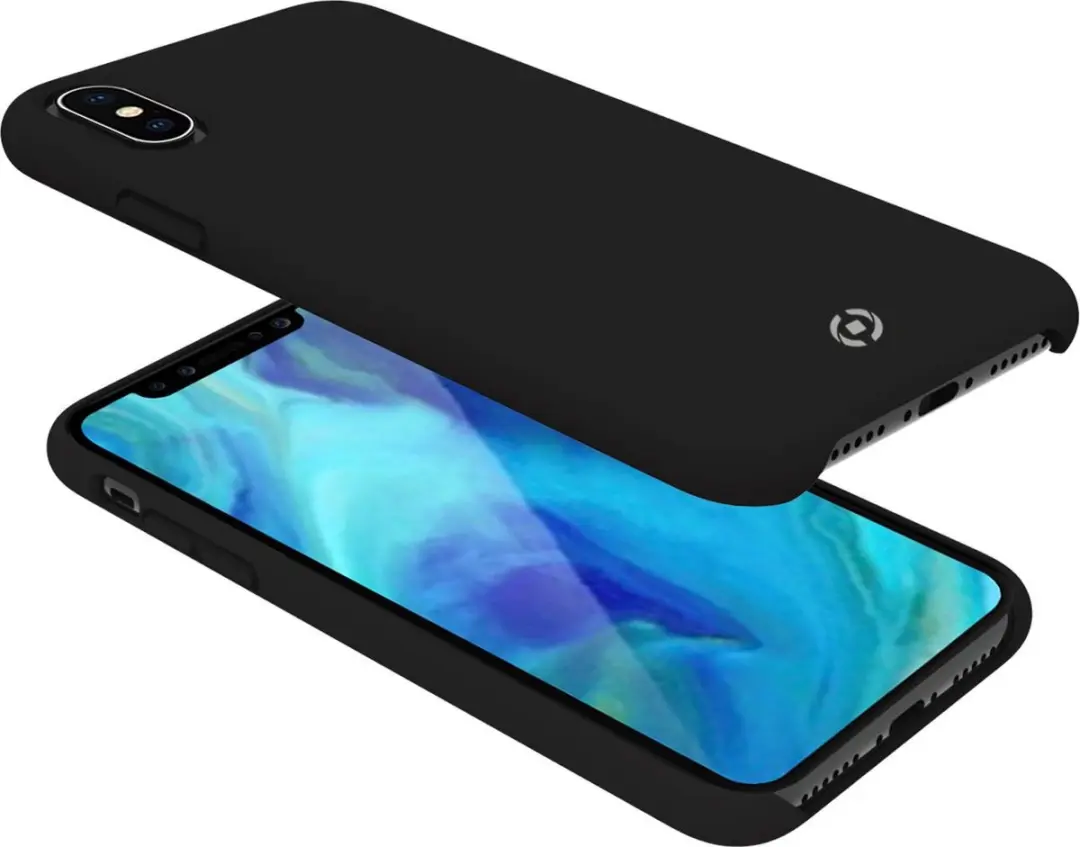 Celly Feeling Siliconen Hoesje FEELING999BK - iPhone Xs Max - Zwart - afbeelding 3 van 3