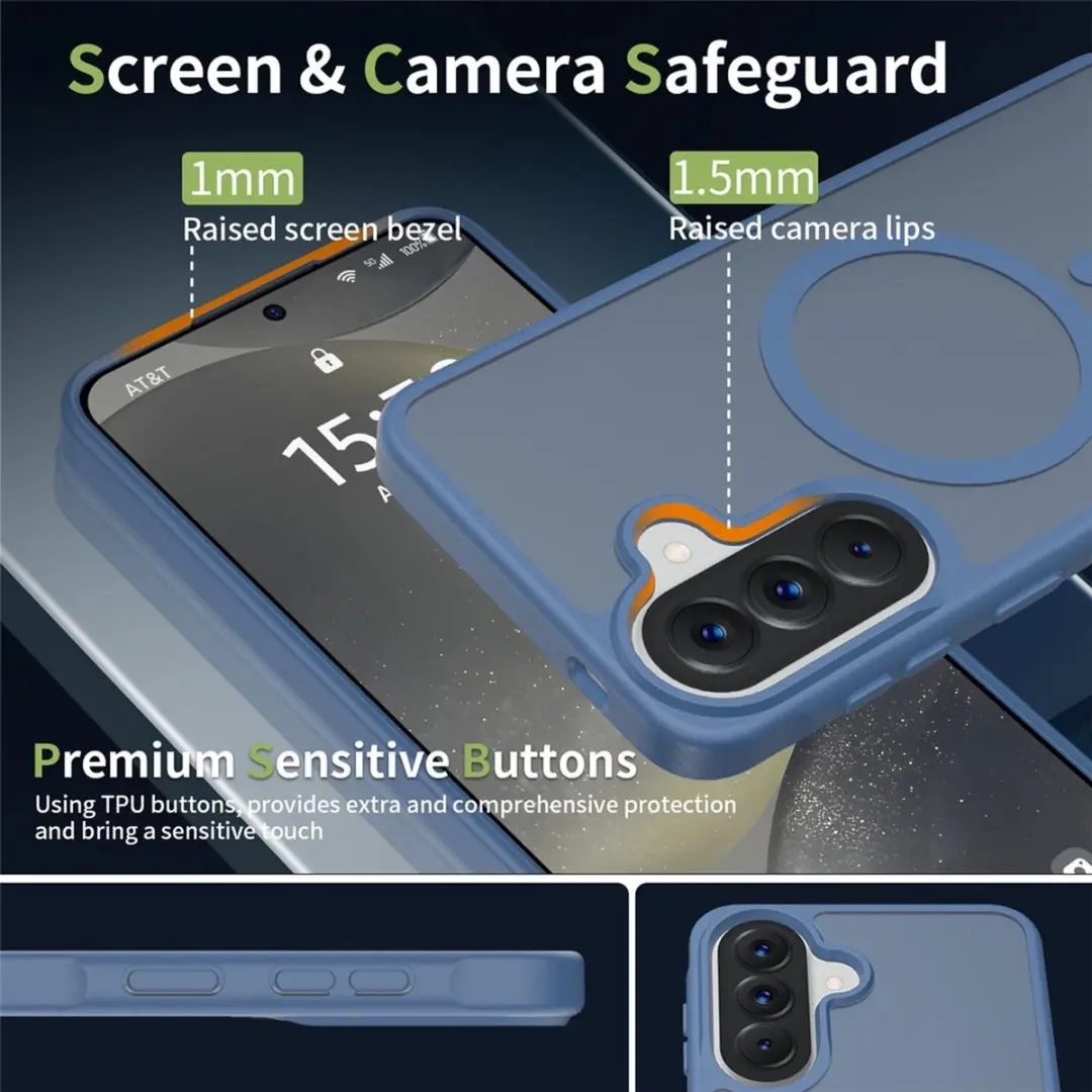 Selected Hoesje Samsung Galaxy A57 MagSafe Blauw - afbeelding 5 van 6