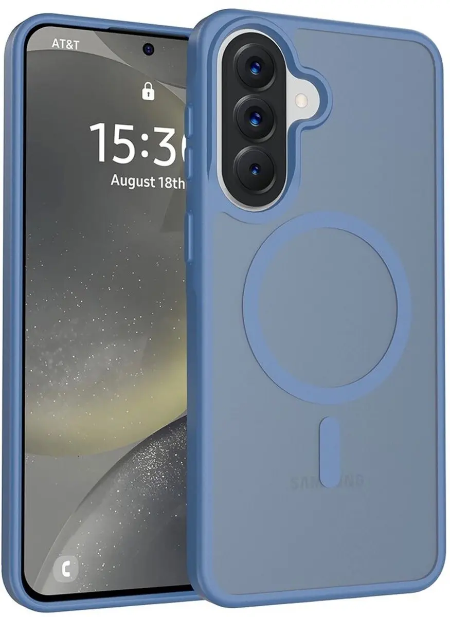 Selected Hoesje Samsung Galaxy A57 MagSafe Blauw