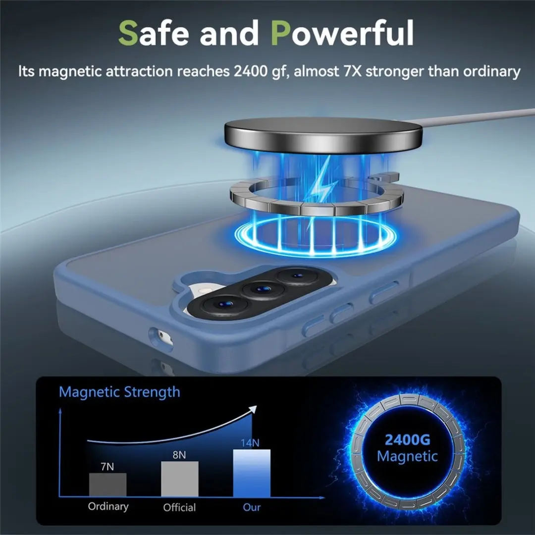 Selected Hoesje Samsung Galaxy A57 MagSafe Blauw - afbeelding 2 van 6