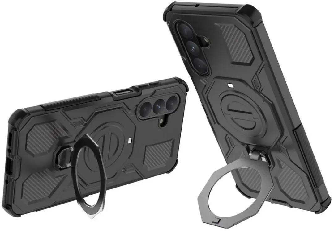 Samsung Galaxy A26 MagSafe Kickstand Hoesje - Zwart - afbeelding 3 van 6