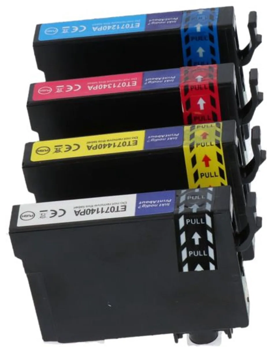 PrintAbout C13T071540-PA2 Inktcartridge 4 Kleuren - 52ml - o.a. Epson