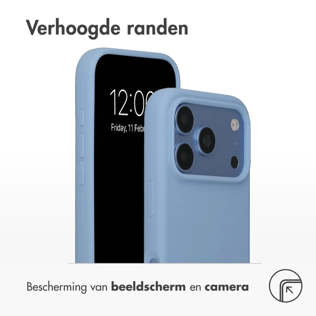 Accezz Hoesje iPhone 18 Pro Max 17 Pro Max - Lichtblauw MagSafe - afbeelding 3 van 4