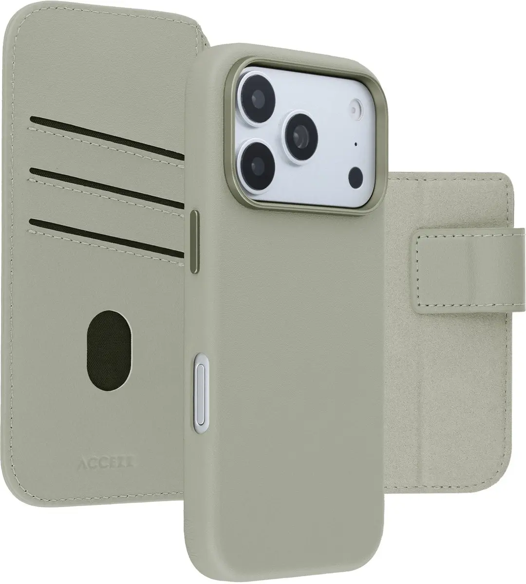 Accezz iPhone 18/17 Pro Hoesje Light Grey