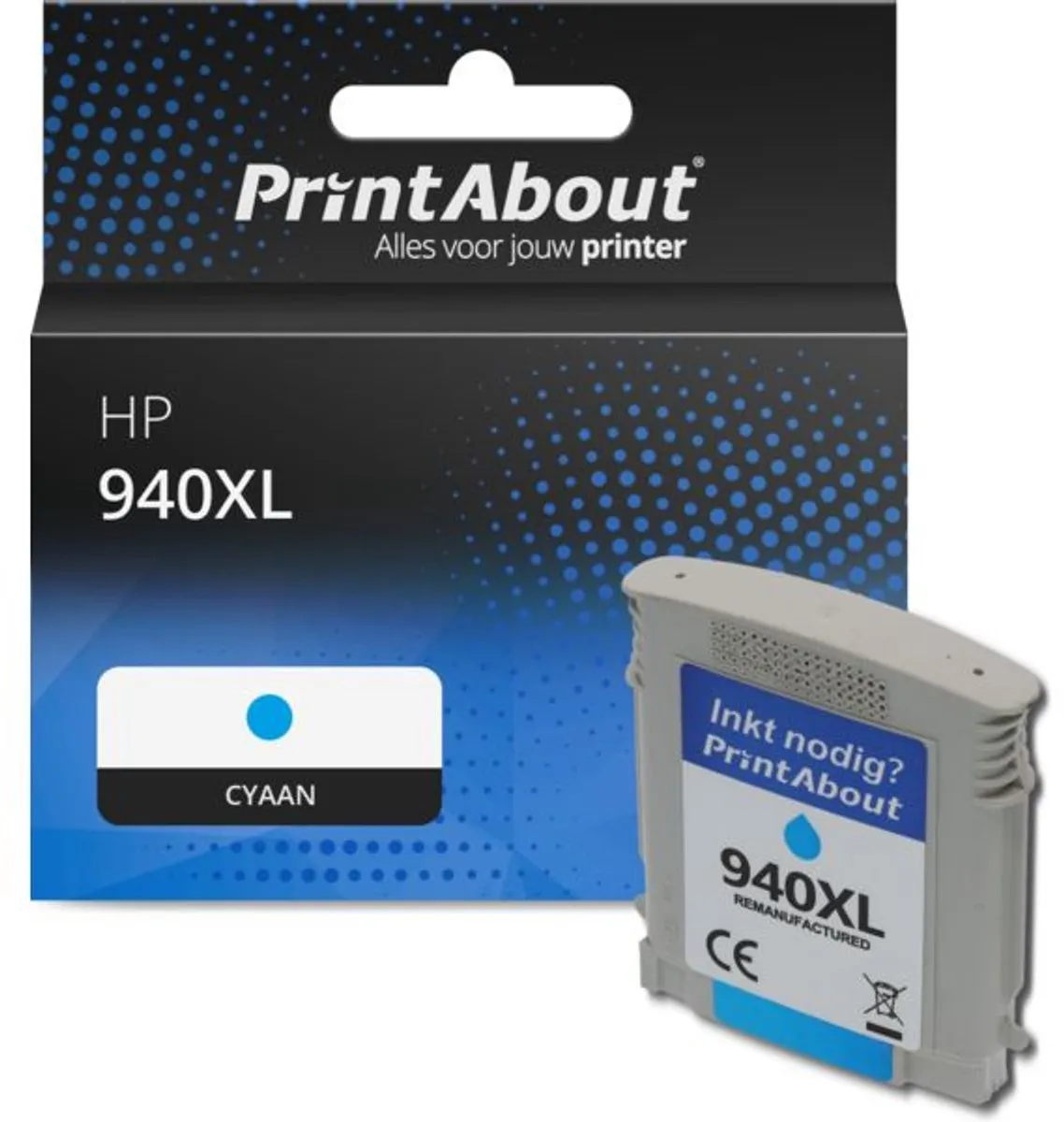 PrintAbout Inktcartridge C4907AE Cyaan