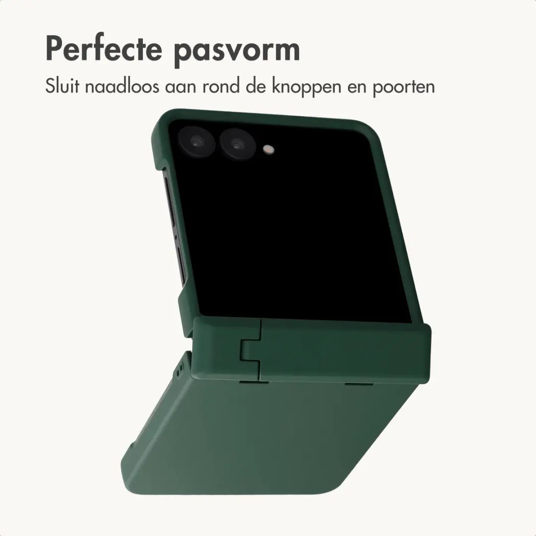 Imoshion Hoesje Samsung Galaxy Z Flip8 - Donkergroen met Stand - afbeelding 5 van 6