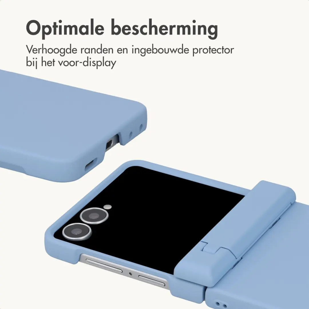 imoshion Hoesje Samsung Galaxy Z Flip8 - Lichtblauw Stand - afbeelding 4 van 6