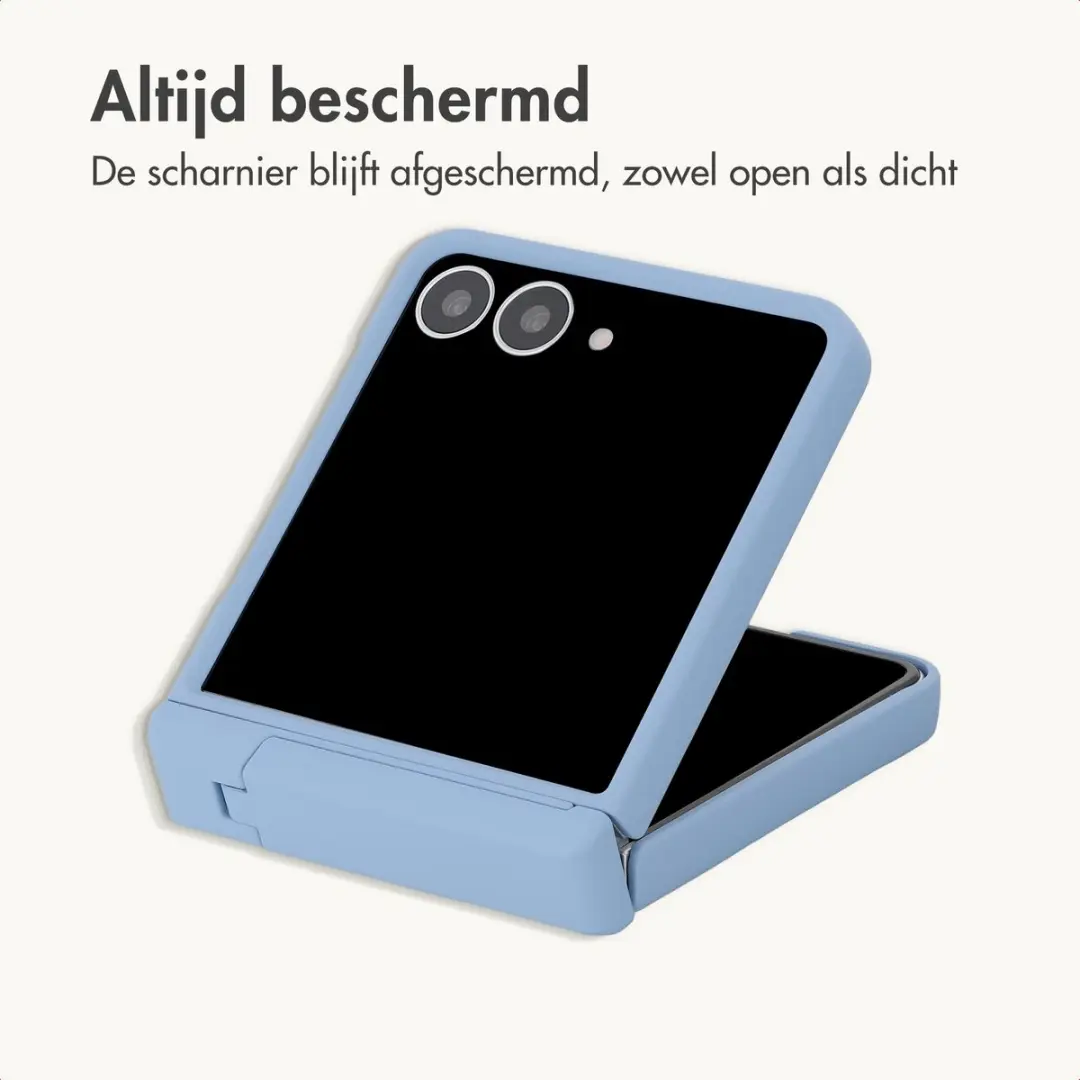 imoshion Hoesje Samsung Galaxy Z Flip8 - Lichtblauw Stand - afbeelding 3 van 6