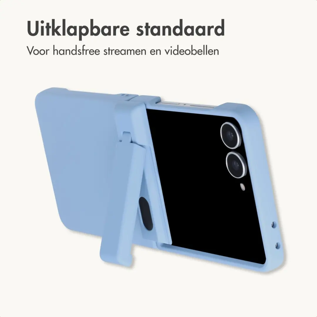 imoshion Hoesje Samsung Galaxy Z Flip8 - Lichtblauw Stand - afbeelding 2 van 6