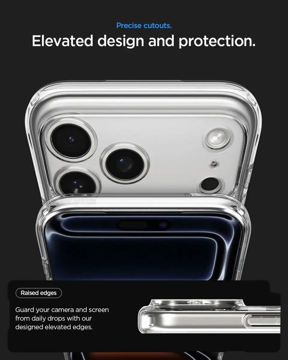 Spigen Ultra Hybrid MagFit ACS12163 Hoesje - iPhone 17/18 Pro - Wit - afbeelding 5 van 6