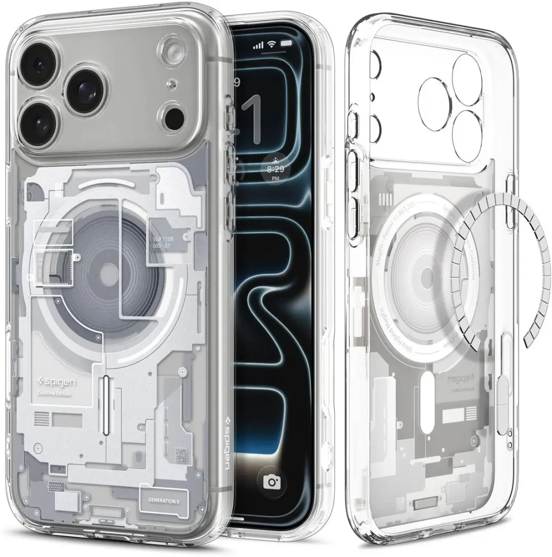 Spigen Ultra Hybrid MagFit ACS12163 Hoesje - iPhone 17/18 Pro - Wit - afbeelding 2 van 6
