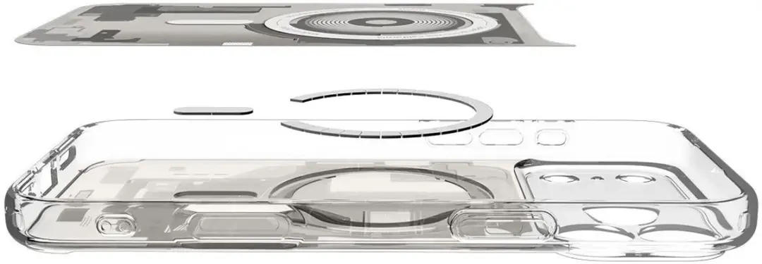 Spigen Ultra Hybrid MagFit ACS12164 Hoesje - iPhone 17/18 Pro - Grijs/Titanium - afbeelding 3 van 6