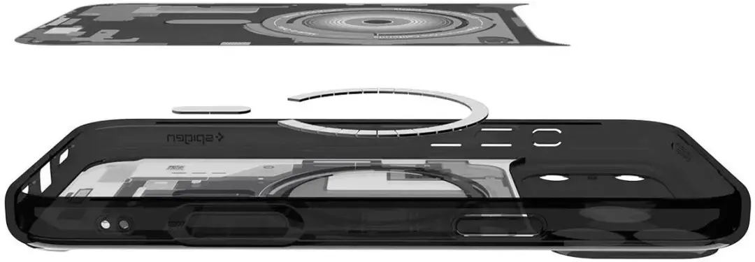 Spigen Ultra Hybrid MagFit ACS12165 Hoesje - iPhone 17/18 Pro - Zwart - afbeelding 3 van 6