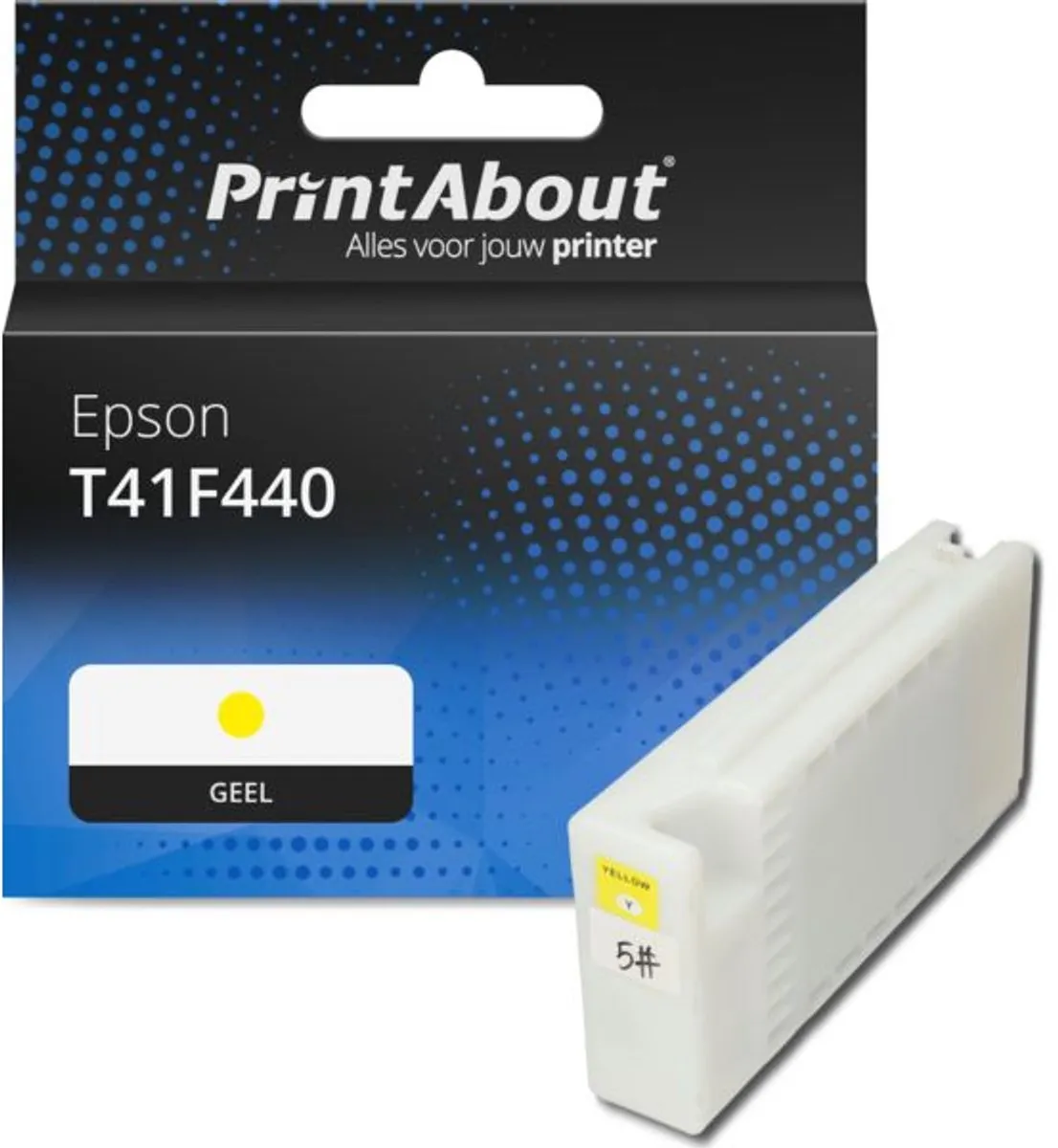 PrintAbout T41F440 Inktcartridge Geel