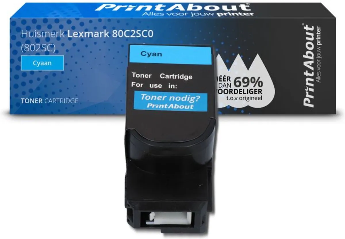 PrintAbout Huismerk 80C2SC0 Toner
