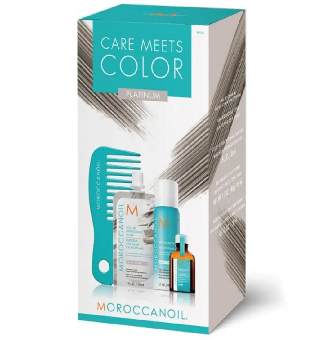 Moroccanoil Care Meets Color Platinum Set