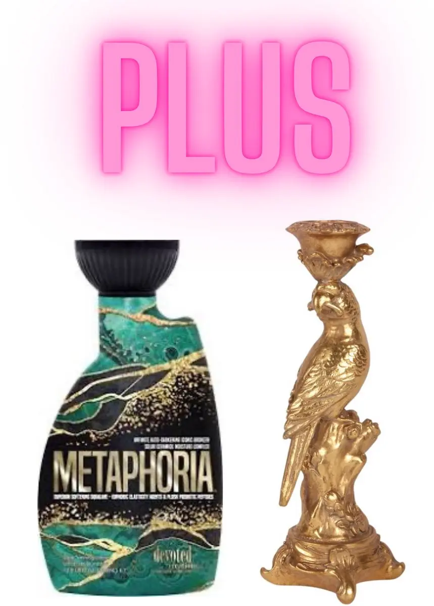Devoted Creations Metaphoria 400 ml PLUS Baroque Beeld Vogel 23.5 cm Goud