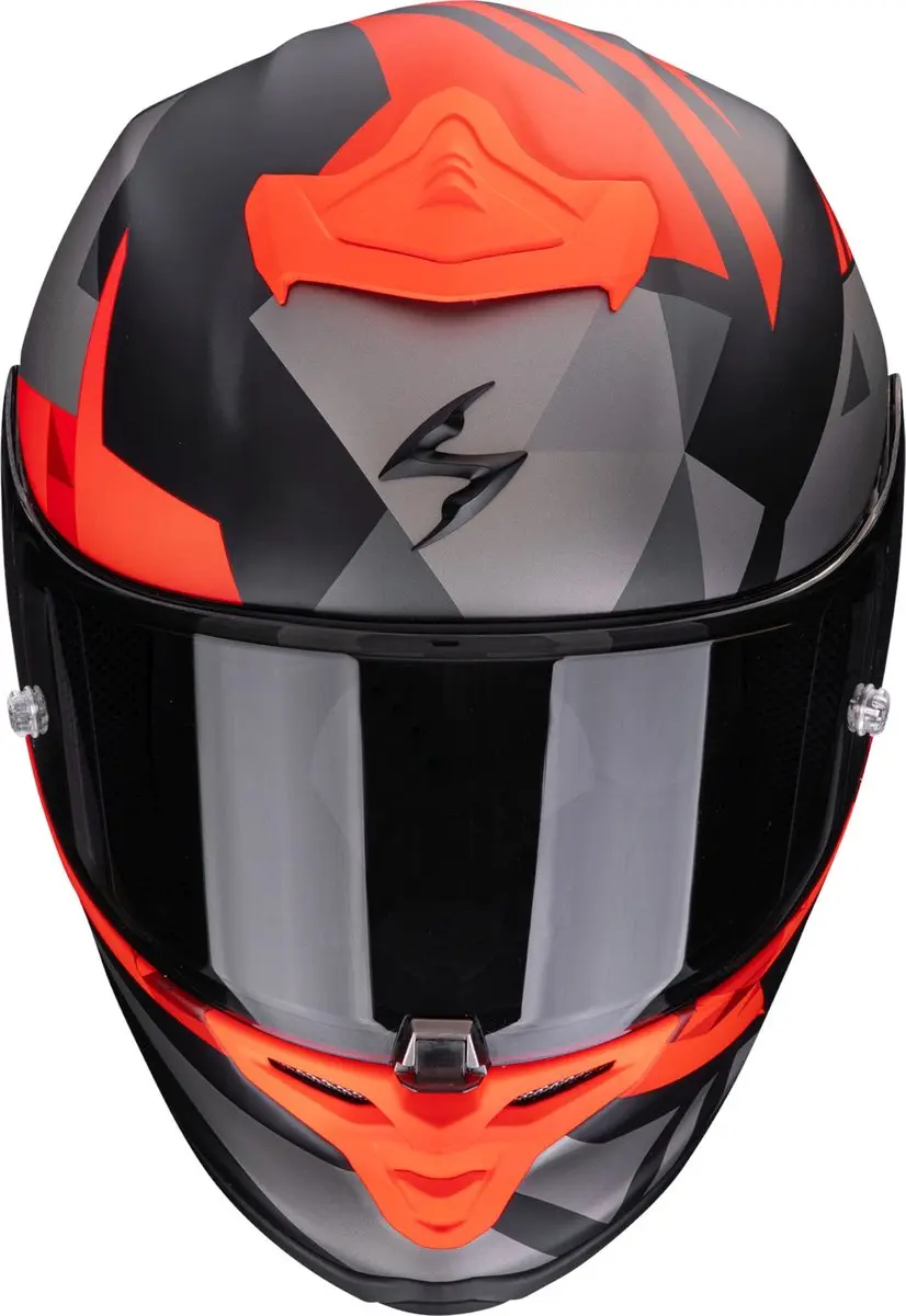 Scorpion EXO-R1 Evo II Air Valere Integraalhelm - Zwart/grijs/rood - afbeelding 6 van 6