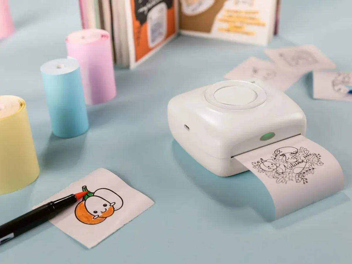 SILVERCREST Mini Pocketprinter - Wit
