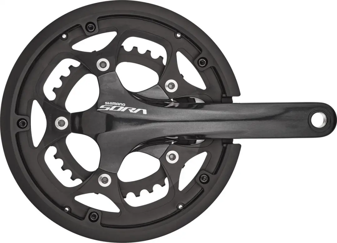 Shimano Sora FC-R3000 Crankset 2x9-speed, 50-34 Tanden met Kettingbescherming Ri