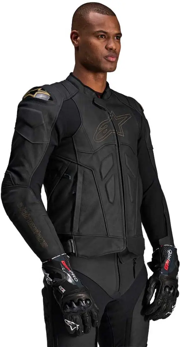 Alpinestars Dusk Motorjas - Zwart/Goud - Maat 52 - afbeelding 6 van 6