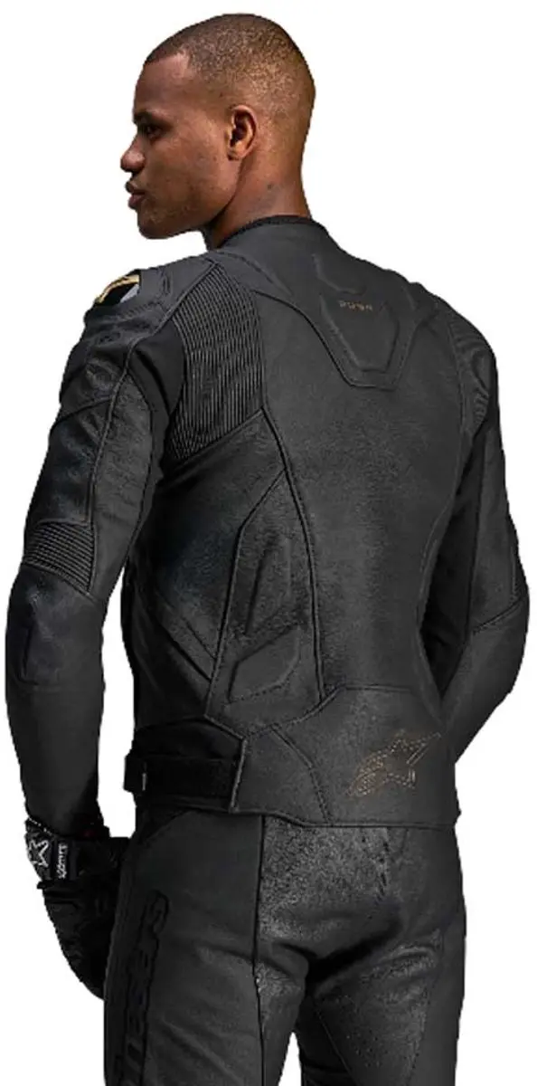 Alpinestars Dusk Motorjas - Zwart/Goud - Maat 52 - afbeelding 2 van 6
