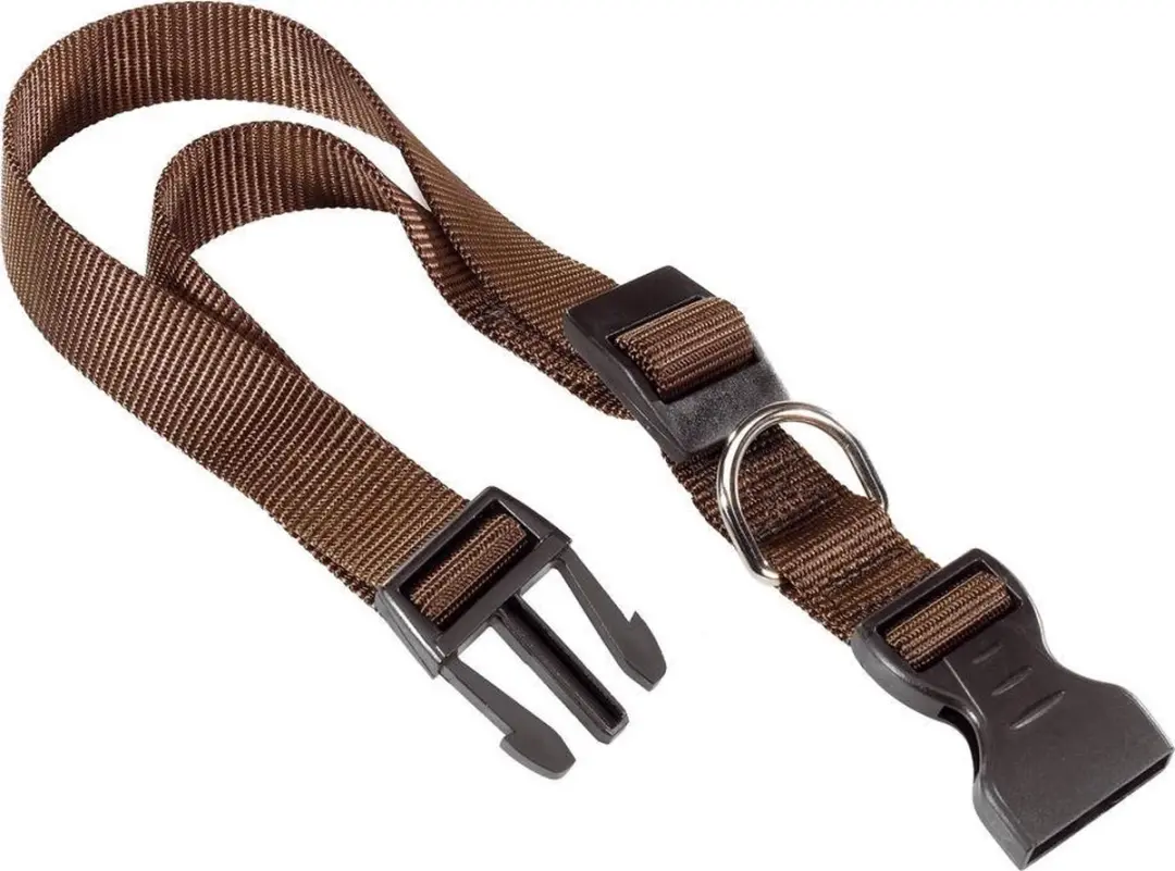 Ferplast Hondenhalsband Club 44 X 1,5 Cm Nylon Bruin