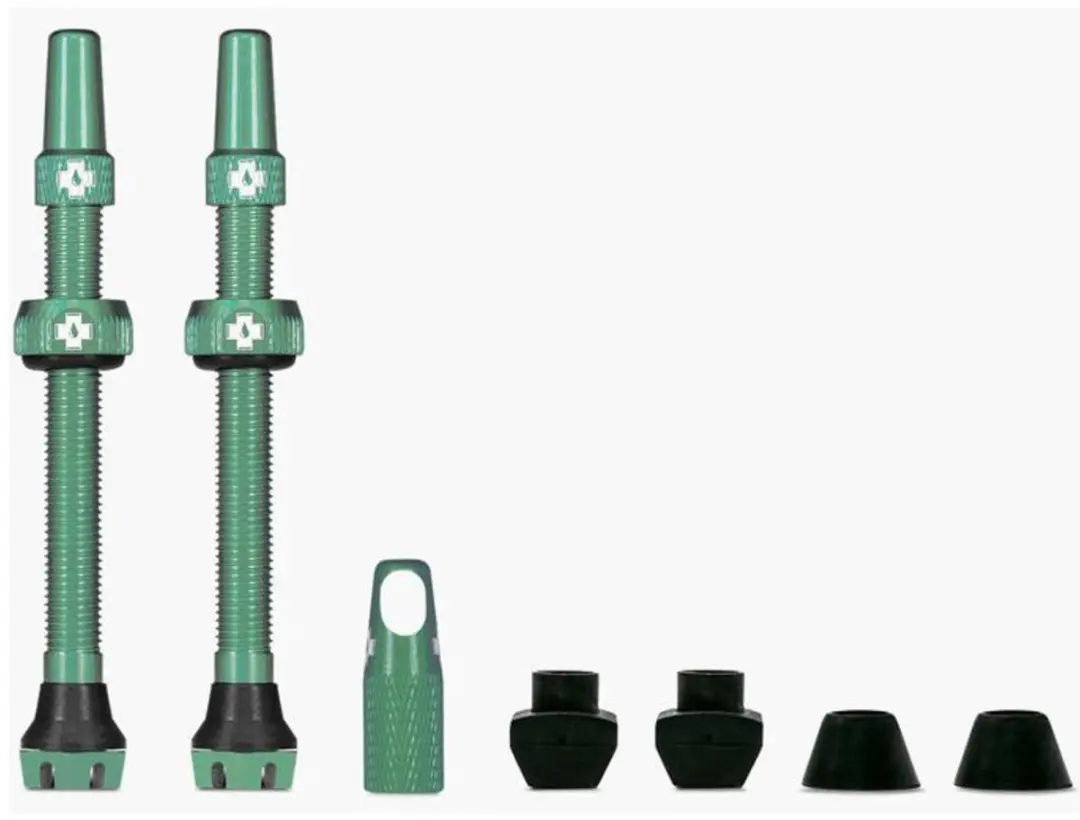 Muc Off V2 Tubeless Presta Kleppen 2 Eenheden Groen 44 mm