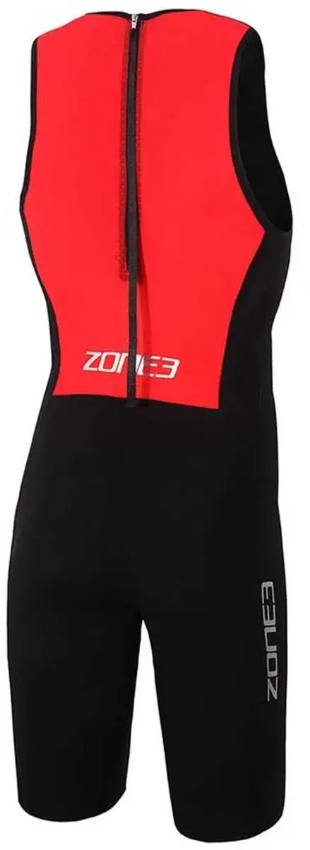 Zone3 Streamline Mouwloos Triatlonpak - Man L - Zwart/Rood - afbeelding 3 van 4
