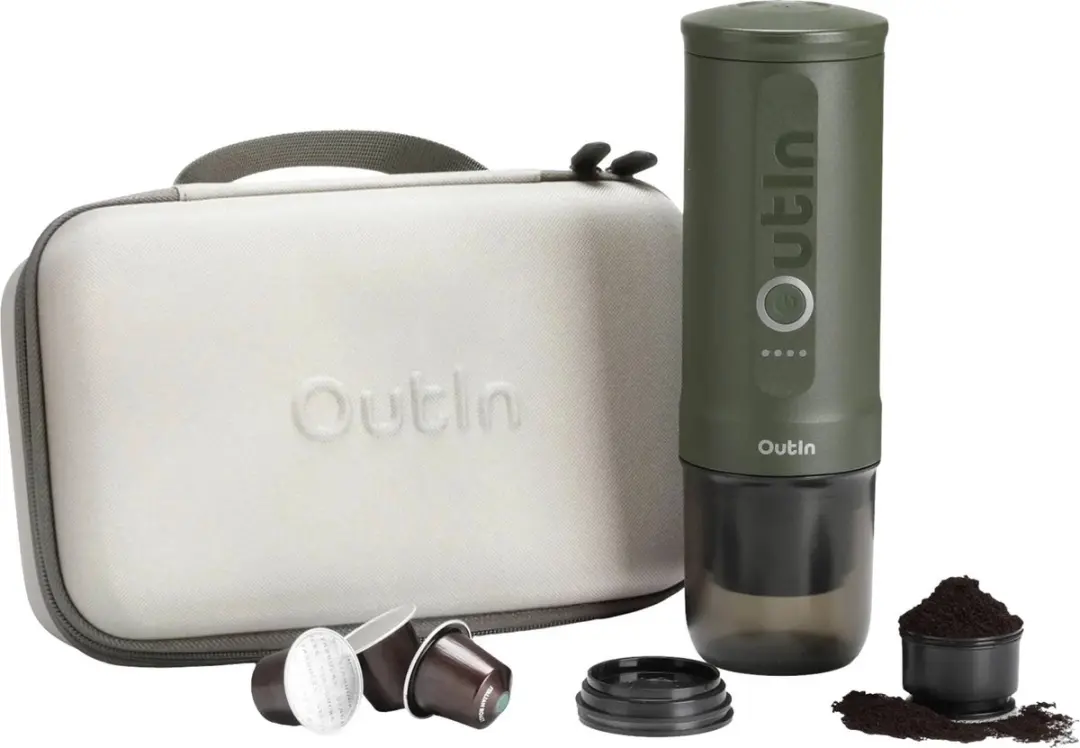 Outin 7500mAh Draagbare Koffiezetset - 1 Kopje - Groen - afbeelding 6 van 6