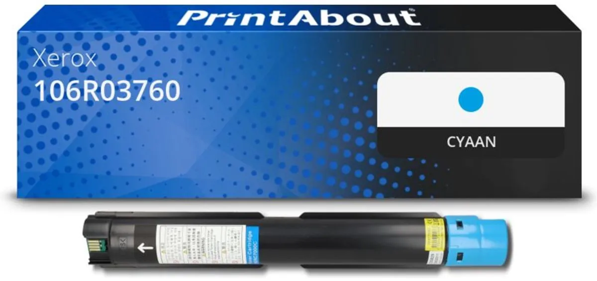 PrintAbout Toner 106R03760 Cyaan