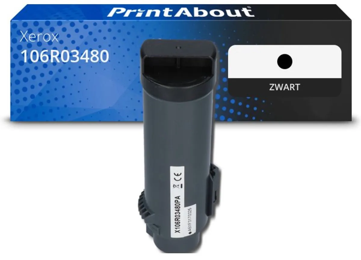 PrintAbout Xerox 106R03480 Toner - Zwart