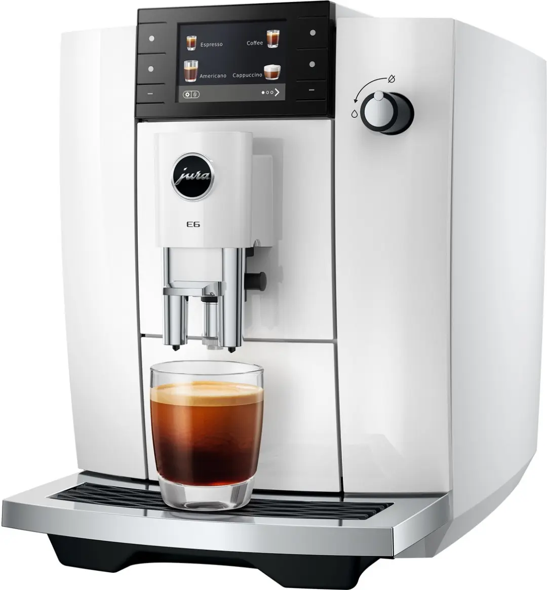 Jura E6 Piano White Volautomatische Koffiemachine - 17 Programma's - afbeelding 2 van 6