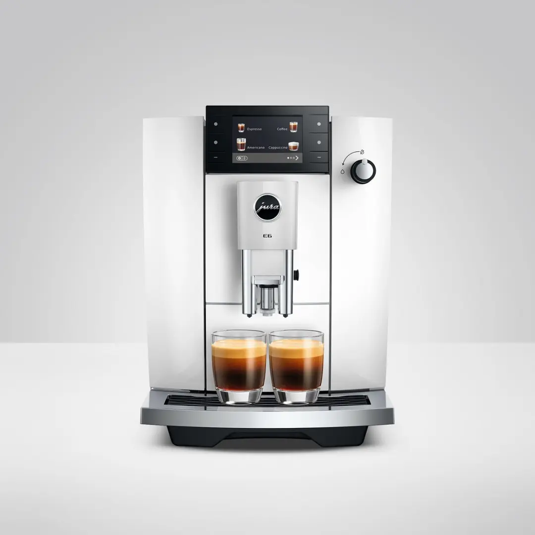 Jura E6 Piano White Volautomatische Koffiemachine - 17 Programma's - afbeelding 5 van 6