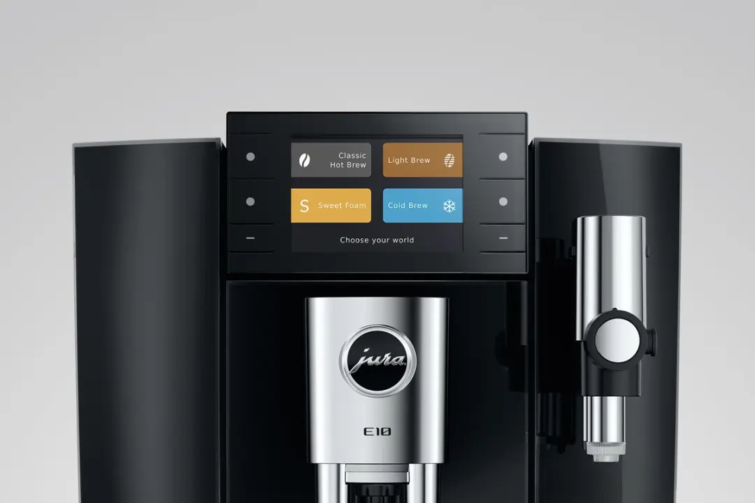 Jura E10 Diamond Black Volautomatische Koffiemachine - 36 Programma's - afbeelding 3 van 6