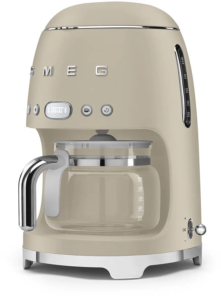 Smeg DCF02MLMEU Filterkoffiemachine 10 Koppen - Mat Moonlight - afbeelding 2 van 4
